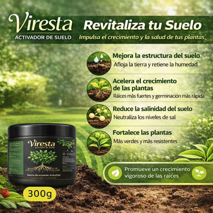 REVITALIZADOR DE SUELO CON ÁCIDO HÚMICO — CRECIMIENTO INTENSIVO PARA PLANTAS Y JARDÍN