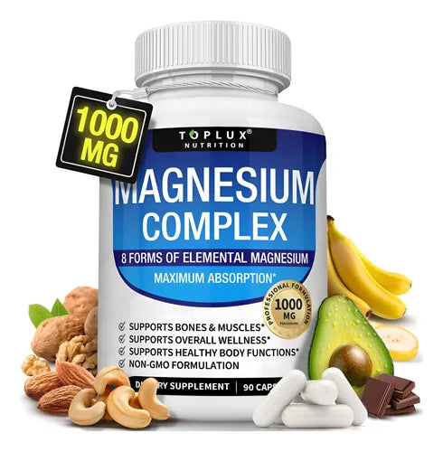 Magnesium Complex™ 💪 El poder natural 8 en 1 para tu energía, sueño y bienestar