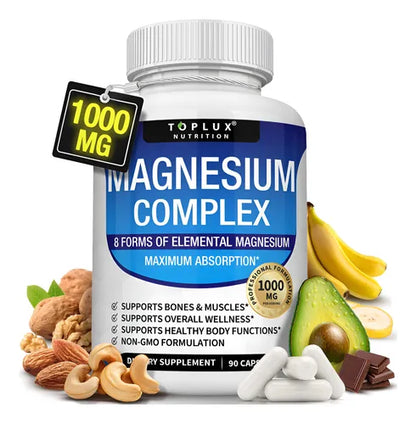 Magnesium Complex™ 💪 El poder natural 8 en 1 para tu energía, sueño y bienestar