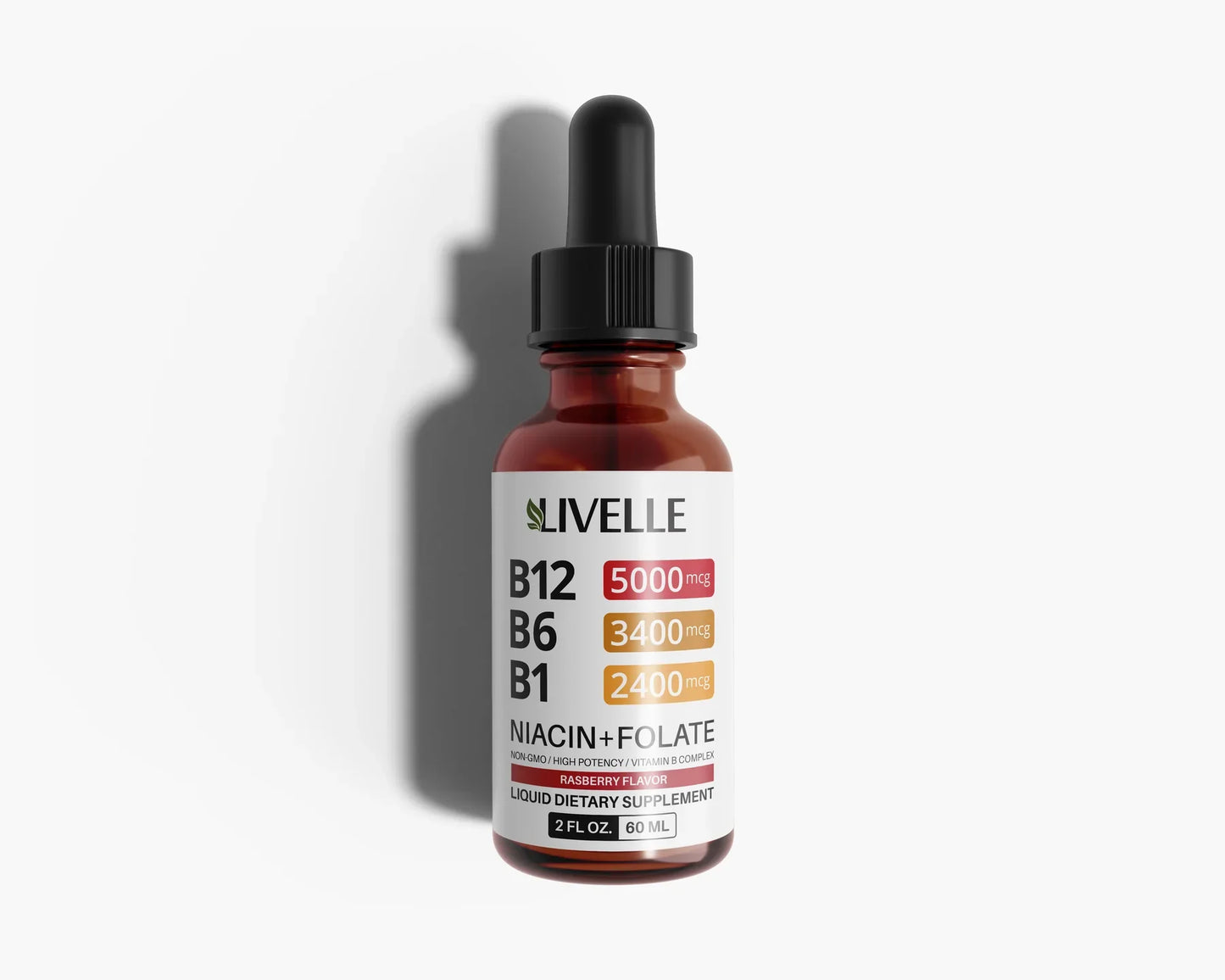 Nusava® Vitamina B Complex (B1, B6, B12, Niacina, Folato) Frena el Dolor y la Debilidad
