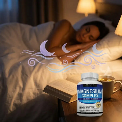 Magnesium Complex™ 💪 El poder natural 8 en 1 para tu energía, sueño y bienestar