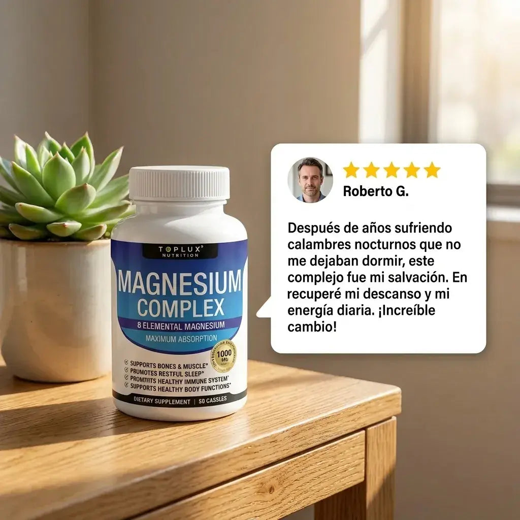 Magnesium Complex™ 💪 El poder natural 8 en 1 para tu energía, sueño y bienestar