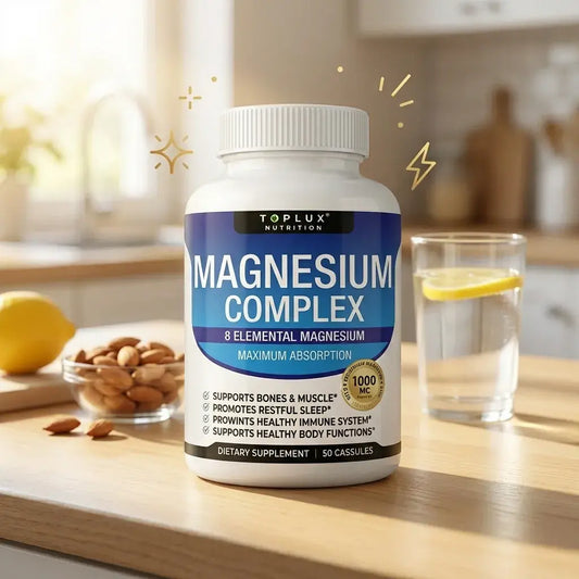 Magnesium Complex™ 💪 El poder natural 8 en 1 para tu energía, sueño y bienestar